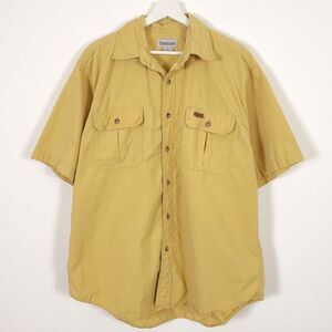 Vintage Carhartt Shirt Men's Button Up XL